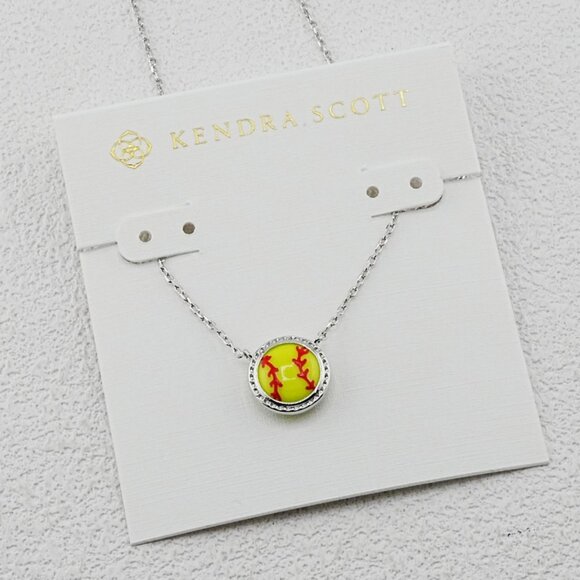Kendra Scott Softball Necklace - Picture 1 of 1